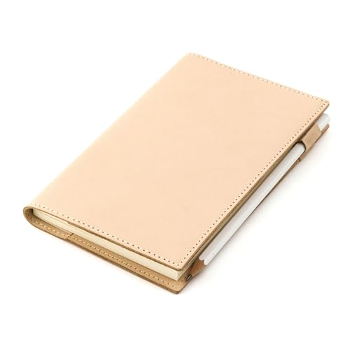 ELUKHT Leder-Notizbuch, feste Seite, Handbuch, Stoff, Leder-Schutzhülle, Notizbuch für Büro, Schule, Zuhause von ELUKHT