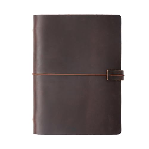 ELUKHT Leder Notizbuch A5A6A7 Handbuchbinder Notizbuch für Büro Schule Zuhause von ELUKHT