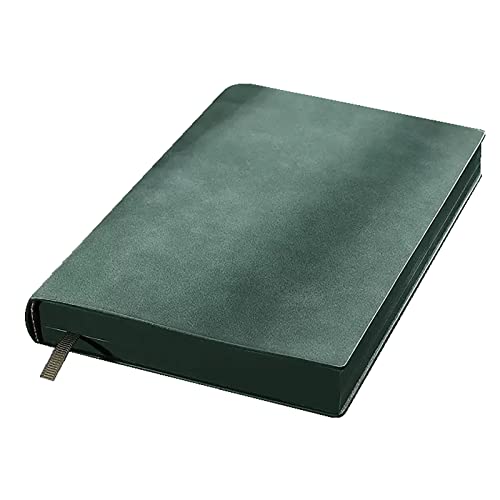 ELUKHT Liniertes Tagebuch, Notizbuch, Hardcover, Business-Tagebuch, Kunstleder, Notizbuch für Schule, Reisen, Business, Arbeit, Zuhause, Schreiben (Grün, L) von ELUKHT