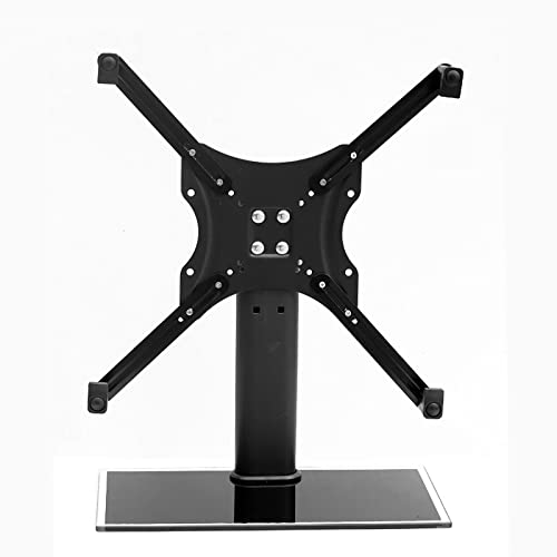ELUKHT Monitorhalterung, 3-stufig höhenverstellbar, robuster Sockel aus gehärtetem Glas, Monitorarm, passend für 61-81,3 cm (24 - 32 Zoll) nicht poröse LCD-Computer-Bildschirme von ELUKHT