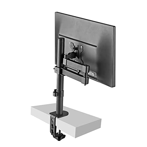 ELUKHT Monitorhalterung, voll verstellbarer Monitorarm mit Klemme und Perforationsbasis, Monitorständerhalterung passend für 43,2–81,3 cm (17-32 Zoll) Computer-Bildschirm, max. 100 x 100 mm von ELUKHT