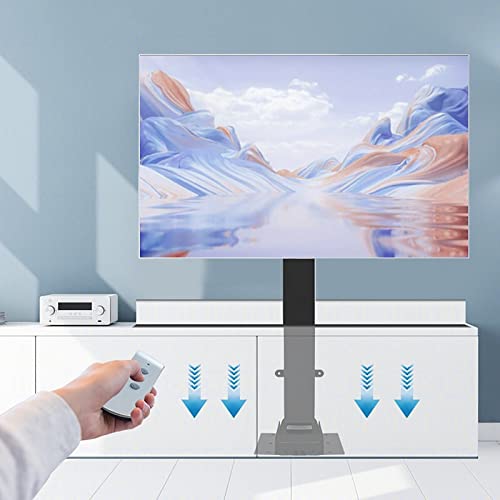 ELUKHT Motorisierte TV-Halterung, motorisierter TV-Heber mit Fernbedienung, höhenverstellbar 47–112 cm, für 81,3 cm bis 144,8 cm Fernseher bis 600 x 400 cm ELUKHT Motorisierte TV-Halterung, motorisierter TV-Heber mit Fernbedienung, höhenverstellbar 47–112 cm, für 81,3 cm bis 144,8 cm Fernseher bis 600 x 400 cm von ELUKHT