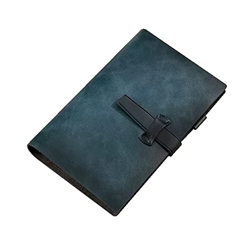 ELUKHT Notizbuch zum Ausfüllen, Hardcover Ledereinband mit Innentasche Stifthalter für Geschenk, Schule, Arbeit, Reisen, Blau, A5 ELUKHT Notizbuch zum Ausfüllen, Hardcover Ledereinband mit Innentasche Stifthalter für Geschenk, Schule, Arbeit, Reisen, Blau, A5 von ELUKHT