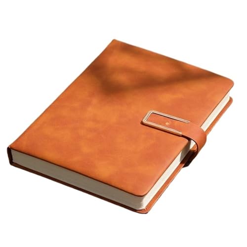 ELUKHT Notizbücher mit weichem Einband, Vintage-Stil, A5, Leder, mit personalisierbarem Softcover, perfekt für Geschäftstreffen und College-Leben von ELUKHT