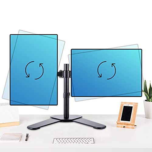 ELUKHT TV-Wandhalterung, Dual-Screen-TV-Ständer, Tisch-TV-Ständer mit Weit- und Nah-Stretch-Anpassung, Tisch-TV-Basis mit Kabelbaum-Management, passend für 10-27-Zoll-Fernseher ELUKHT TV-Wandhalterung, Dual-Screen-TV-Ständer, Tisch-TV-Ständer mit Weit- und Nah-Stretch-Anpassung, Tisch-TV-Basis mit Kabelbaum-Management, passend für 10-27-Zoll-Fernseher von ELUKHT