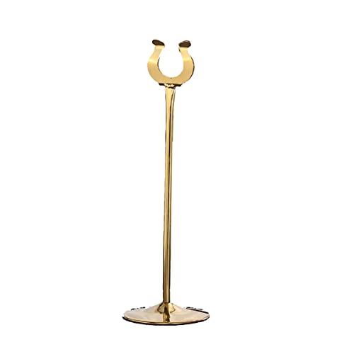 ELUKHT Tischnummernhalter aus Edelstahl für Hochzeit, 15,2 cm, 20,3 cm, 25,4 cm, 30,5 cm, für Tischnummern, Tischnummern (25,4 cm, Gold) von ELUKHT