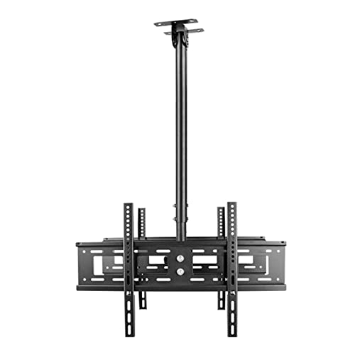 ELUKHT Verstellbare TV-Deckenhalterung, voll beweglich, um 360 ° neigbar, schwenkbar, passend für 101,6–177,8 cm (40-70 Zoll) LCD-Flachbildfernsehern, max. 600 x 400 mm (0,5) von ELUKHT