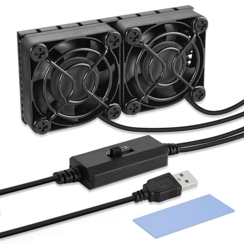 ELUTENG USB Lüfter 40mm Doppel 2 in 1 4cm Mini USB Ventilator mit 3 Einstellbare Geschwindigkeiten PC Lüfter Klein USB Computer Lüfter mit Schwarzem Metallgitter für Computer PS4 Laptop TV Box Router ELUTENG USB Lüfter 40mm Doppel 2 in 1 4cm Mini USB Ventilator mit 3 Einstellbare Geschwindigkeiten PC Lüfter Klein USB Computer Lüfter mit Schwarzem Metallgitter für Computer PS4 Laptop TV Box Router von ELUTENG