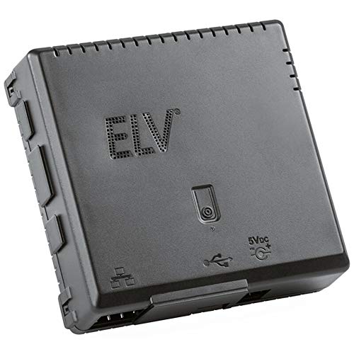 ELV Bausatz Gehäuse RP-Case für Raspberry Pi und RPI-RF-MOD Funk-Modulplatine, schwarz von ELV