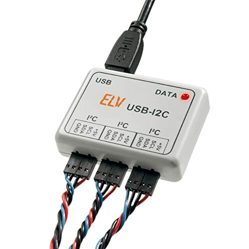 ELV Bausatz USB-I2C-Interface, inkl. Gehäuse, USB-Kabel, 3 Anschlusskabel von ELV