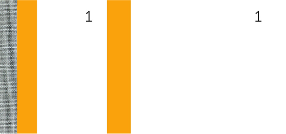 ELVE Bon-Block, orange, Maße: (B)135 x (H)60 mm von ELVE