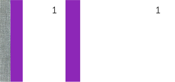 ELVE Bon-Block, violett, Maße: (B)135 x (H)60 mm von ELVE