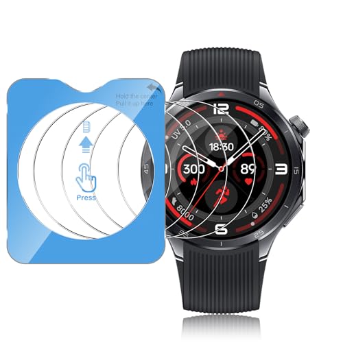 ELYCO 3 Pcs Schutzfolie für OnePlus Watch 3 / OPPO Watch X2 für Panzerglas, 9H Härte Displayschutz mit Positionierhilfe, Bläschenfrei Schutz Folie, Anti-Kratzer/Anti-Fall Displayschutzfolie Schutzglas ELYCO 3 Pcs Schutzfolie für OnePlus Watch 3 / OPPO Watch X2 für Panzerglas, 9H Härte Displayschutz mit Positionierhilfe, Bläschenfrei Schutz Folie, Anti-Kratzer/Anti-Fall Displayschutzfolie Schutzglas von ELYCO