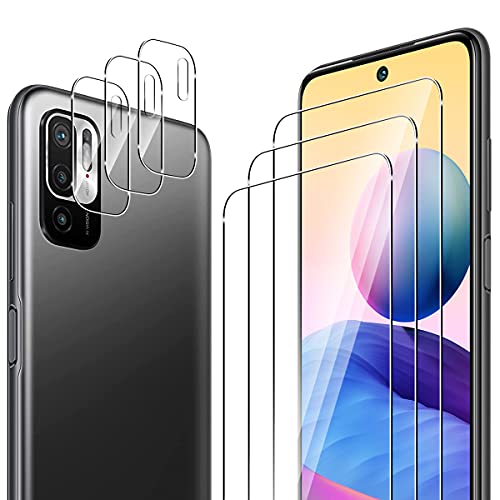 ELYCO Schutzfolie für Xiaomi Redmi Note 10 5G/POCO M3 Pro 5G für Panzerglas, 3 Stück Panzerfolie + 3 Stück Kamera Schutzfolie, 9H Härte Anti-Kratzer Bläschenfrei HD Displayschutzfolie & Kameraschutz ELYCO Schutzfolie für Xiaomi Redmi Note 10 5G/POCO M3 Pro 5G für Panzerglas, 3 Stück Panzerfolie + 3 Stück Kamera Schutzfolie, 9H Härte Anti-Kratzer Bläschenfrei HD Displayschutzfolie & Kameraschutz von ELYCO