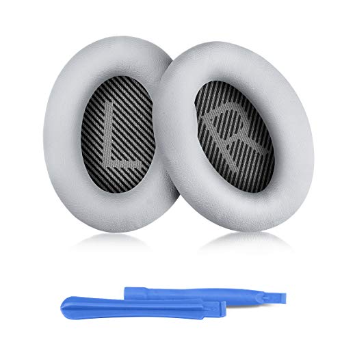 ELZO Ersatz Ohrpolster for Bose Kopfhörer Quietcomfort 35 ii QC45, Professionelle Ersatzpolster für Bose QuietComfort 35 / QC35 ii / QC45 / QC25 / AE2i / AE2w / AE2 / QC15 / QC2 /SoundTrure/SoundLink von ELZO