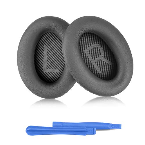 ELZO Ersatz Ohrpolster for Bose QC35 QC45, Professionelle Ohrpolster Kopfhörer kompatibel mit Bose QuietComfort 35/35 ii / 45/25 / AE2i / AE2w / AE2 / QC15 / QC2 /SoundTrure/SoundLink von ELZO