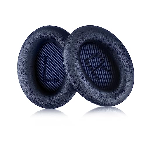 ELZO Ersatz Ohrpolster for Bose QC35 QC45, Professionelle Ohrpolster Kopfhörer kompatibel mit Bose QuietComfort 35/35 ii / 45/25 / AE2i / AE2w / AE2 / QC15 / QC2 /SoundTrure/SoundLink von ELZO