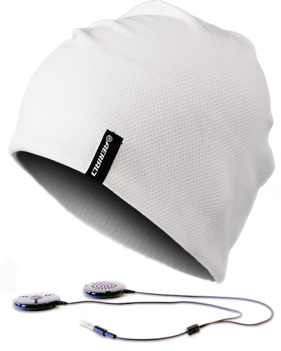 Aerial7 Sound Disc Sport-Beanie (Sportmütze mit integr. Kopfhörer) weiß von ELZU.US