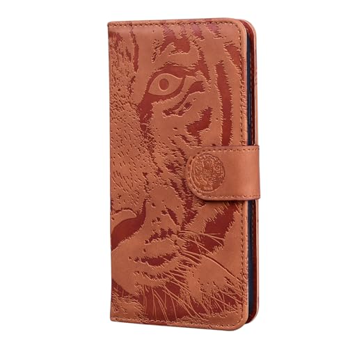 ELzEy Hülle für Mi 14 Handyhülle mit Kartenfach Geld Slot Ständer Brieftasche 3D Prägung PU Ledertasche TPU innen Schale Flip Schutzhülle Kompatibel mit Xiaomi Mi 14, Braun ELzEy Hülle für Mi 14 Handyhülle mit Kartenfach Geld Slot Ständer Brieftasche 3D Prägung PU Ledertasche TPU innen Schale Flip Schutzhülle Kompatibel mit Xiaomi Mi 14, Braun von ELzEy