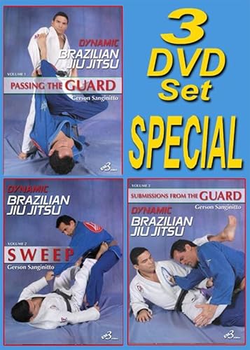 3 DVD Box Dynamic Brazilian Jiu-Jitsu - Gerson Sanginitto von EM3 Video