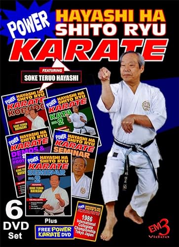6 DVD Box Hayashi Ha Shito Ryu Karate + Bonus DVD von EM3 Video
