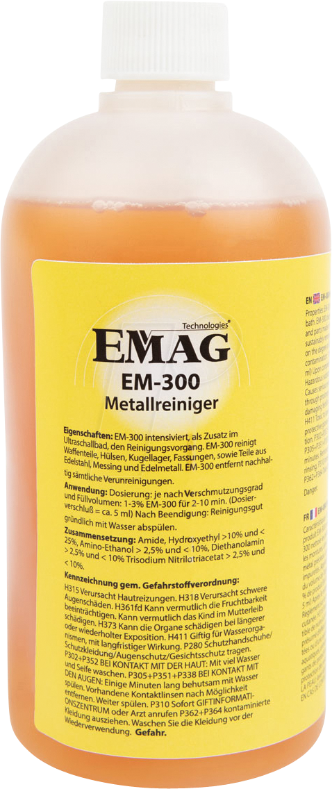 EMAG EM300 - Ultraschall-Reinigungskonzentrat, Super-Spezial, 500 ml von EMAG