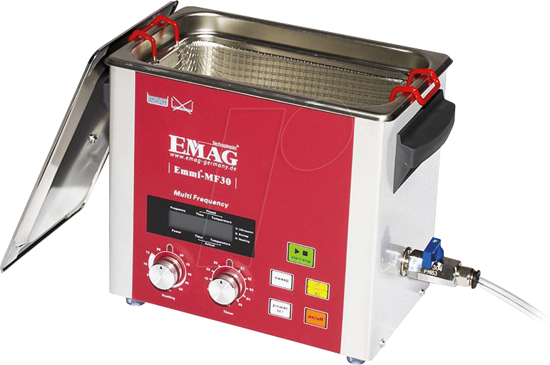 EMMI MF 30 - Ultraschallreiniger, Multifrequenz, 3 Liter, 160/280 W von EMAG