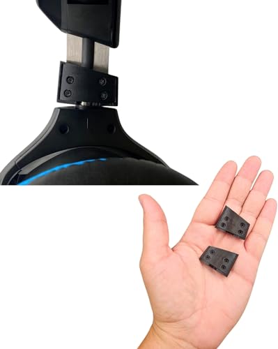 EMALPE Ersatzscharnier für Logitech G230, G231, G332, G430, G432, G930 - Schwarz - Hörerscharnier - Kopfhörer-Ohrpolsterersatz von EMALPE