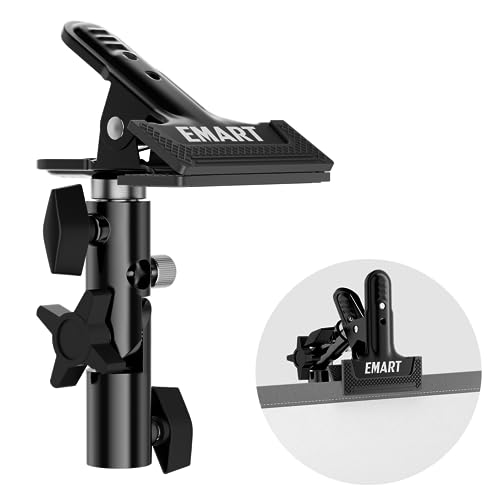 EMART Klemme Reflektor Klemmhalter Federzwinge Metall Klemmhalter mit 5/8" Schraube für Reflektor Fotostudios Regenschirm Blitz Hintergründe EMART Klemme Reflektor Klemmhalter Federzwinge Metall Klemmhalter mit 5/8" Schraube für Reflektor Fotostudios Regenschirm Blitz Hintergründe von EMART