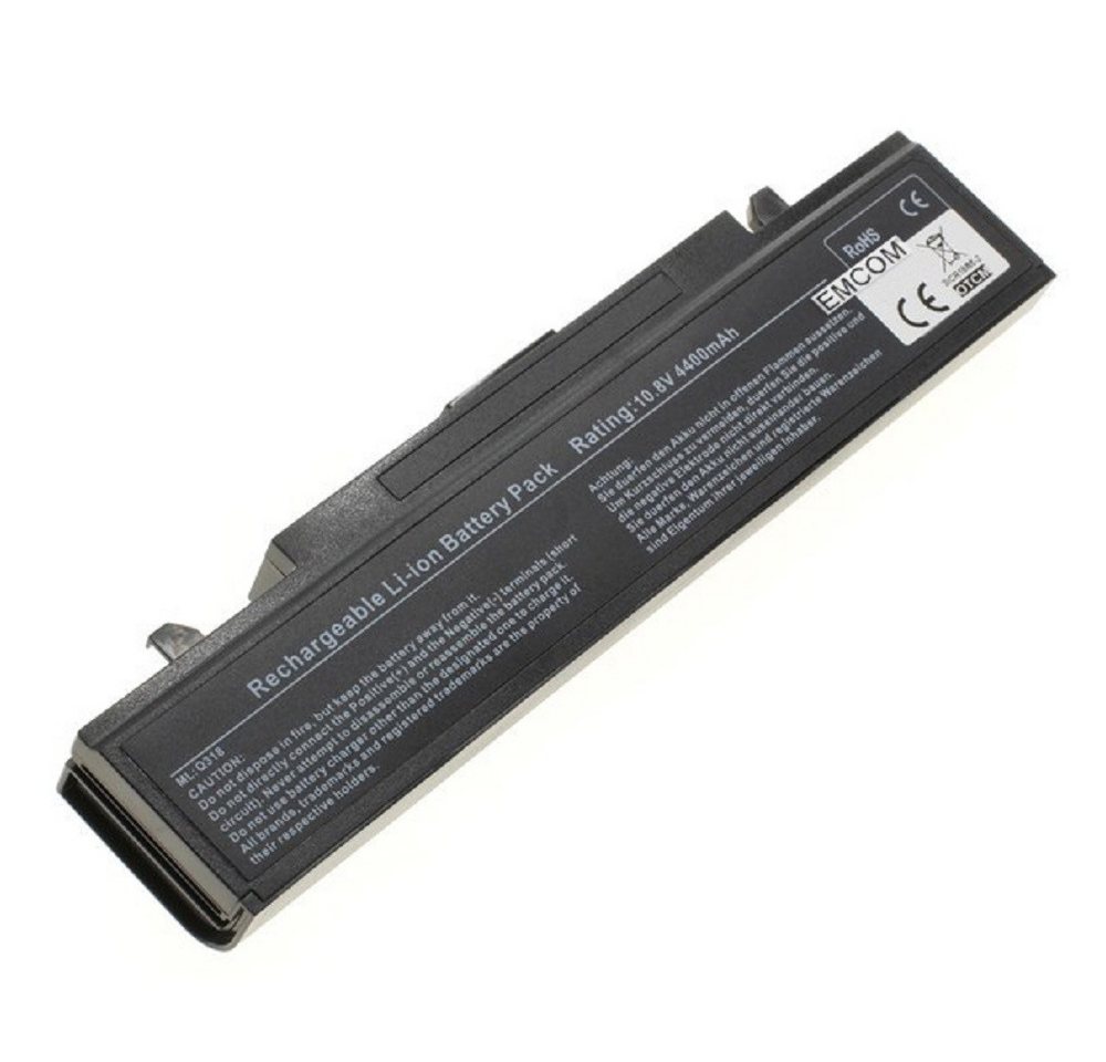 EMCOM Akku für Samsung E151, E152, NP300, P480, P580, Q318, Q460, 4.4 Ah Laptop-Akku (10,8-11,1 V), Akku für Samsung E151, E152, NP300, P480, P580, Q318, Q460, 4.4 Ah von EMCOM