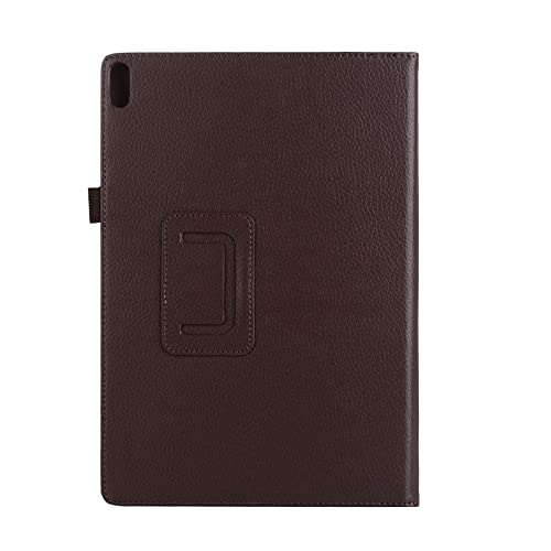 EMFYL 1fortunate Hüllen for Lenovo-Tab 4 10 TB-X304F X304L X304, PU Leder-Tablet-Cover-Stand-Fall-Film + Stift for Lenovo Tab4 10.1" Plus TB-X704F / L (Farbe : Braun) von EMFYL