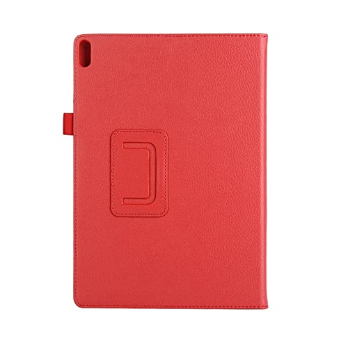 EMFYL 1fortunate Hüllen for Lenovo-Tab 4 10 TB-X304F X304L X304, PU Leder-Tablet-Cover-Stand-Fall-Film + Stift for Lenovo Tab4 10.1" Plus TB-X704F / L (Farbe : Rot) von EMFYL