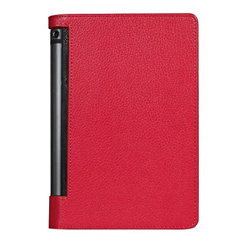 EMFYL 1fortunate Hüllen for Lenovo Yoga Tablet 3 10.1 X50l x50m x5. 0f, Pu. Lederständer Fall for Lenovo Yoga Tab 3 10.1 Yt3-x5. 0l / m/f (Farbe : Style1 red) von EMFYL