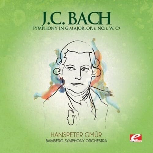 J.C. Bach: Symphony in G Major, Op. 6, No. 1, W. C7 (Digitally Remastered) von EMG Classical