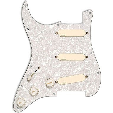 EMG DG20LH David Gilmour Ivory / White Pearl Left-Handed Active Pre-wired Pickup Set with Pickguard EMG DG20LH David Gilmour Ivory / White Pearl Left-Handed Active Pre-wired Pickup Set with Pickguard von EMG
