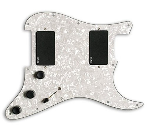 EMG KH 21 Kirk Hammett Set perloid Pickguard weiß von EMG