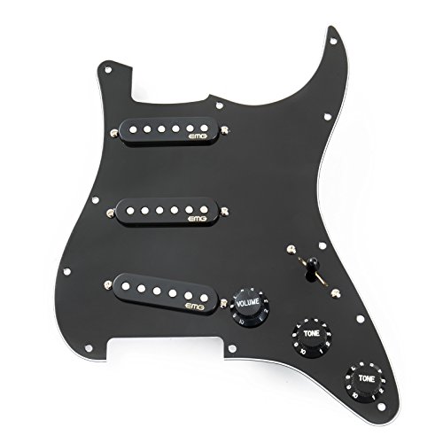 EMG SRO ST11 Pickguard black von EMG