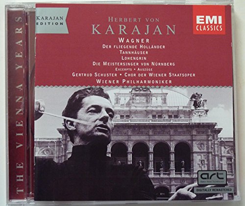 Herbert von Karajan: The Wiener Years - Wagner: Opera Choruses from Hollander, Tannhauser, Lohengrin, Meistersinger - inc. First Release on CD / 1997 EMI Herbert von Karajan: The Wiener Years - Wagner: Opera Choruses from Hollander, Tannhauser, Lohengrin, Meistersinger - inc. First Release on CD / 1997 EMI von EMI Classics