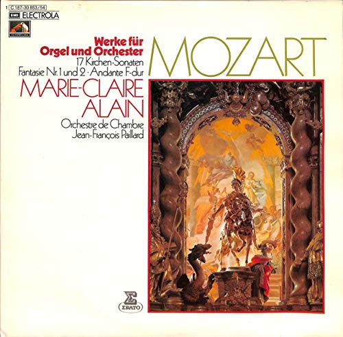 Mozart: Werke für Orgel und Orchester, 17 Kirchen-Sonaten, Fantasie Nr. 1 und 2, Andante F-dur - 1C 187-30853/54 - Doppel LP von EMI Electrola