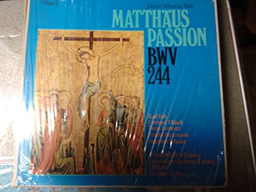 BACH, Johann Sebastian: Matthaus-Passion, Bwv.244 / Passione secondo Matteo (rec 1941 Lipsia)--Vinyl LP-EMI 1C 147 29121/23-BACH Johann Sebastian-ERB Karl (tenore); Gewandhausorchester Leipzig; HUSCH Gerhard (baritono); LEMNITZ Tiana (soprano); RAMIN Gunther (organo - dir); SCHULZE Siegfried (basso); Thomanerchor Leipzig von EMI