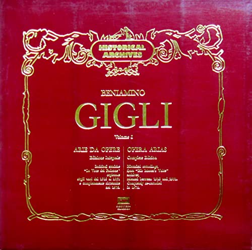 Beniamino Gigli Vol. 1; Opera Arias - 3C153-03480/86 - Vinyl Box von EMI