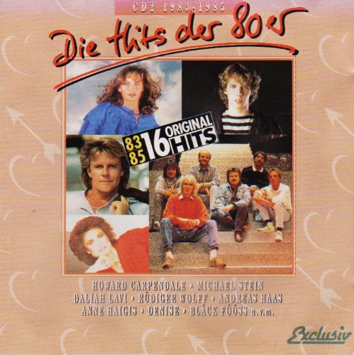 Die Hits der 80er, 1983-1985 [CD 1985] Exclusiv CD 444552, EAN: 4006408008880 (Howard Capendale, Spider Murphy Gang, Michael Stein, Daliah Lavi u.a.) von EMI