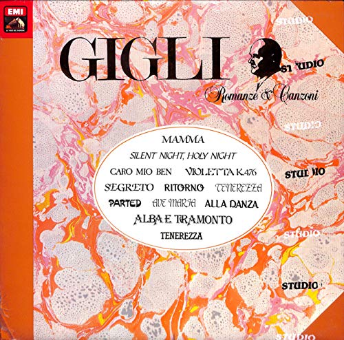 Gigli; Romanze & Canzoni III: Mamma, Silent Night Holy Night, Caro Mio Ben, Ritorno, Alla Danza, Alba e Tramonto, Tenerezza - 1035293M - Vinyl Box von EMI