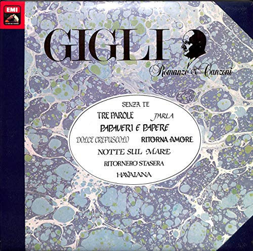 Gigli; Romanze & Canzoni IV: Senza Te, Tre Parole, Parla, Papaveri e Papere, Notte Sul Mare, Havaiana, u.a. - 1035323M - Vinyl Box von EMI