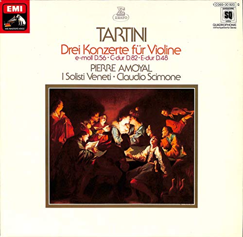 Giuseppe Tartini: Drei Konzerte für Violine, e-moll D.56; C-dur D.82; E-dur D.48 - 1C 065-30920 - Vinyl LP von EMI