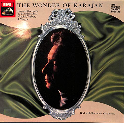 Mendelssohn / Nicolai / Weber / Wagner: The Wonder Of Karajan; The Hebrides, The Merry Wives Of Windsor - SXLP 30210 - Vinyl LP von EMI