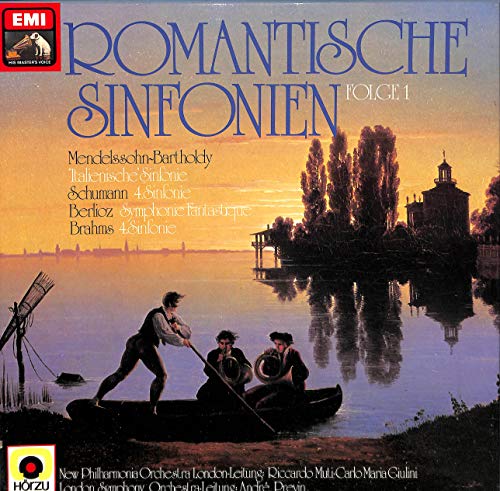Mendelssohn-Bartholdy / Schumann / Berlioz / Brahms: Romantische Sinfonien, Folge 1; Italienische Sinfonie, 4. Sinfonie, Symphonie Fantastique - 1C 149-53652/54 - Vinyl Box von EMI