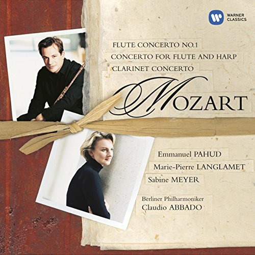 Mozart: Flötenkonzert Nr. 1, Konzert für Flöte und Harfe, Klarinettenkonzert von EMI