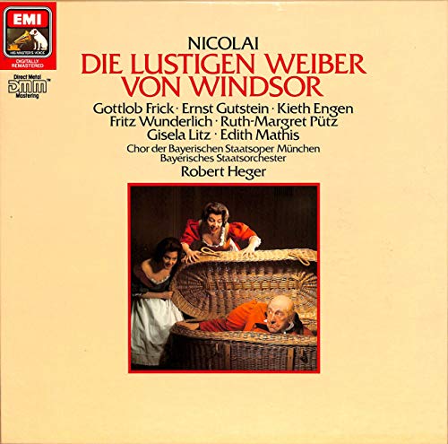 Otto Nicolai: Die Lustigen Weiber von Windsor; komisch-phantastische Oper in drei Akten - EX 2909403 - Vinyl Box von EMI