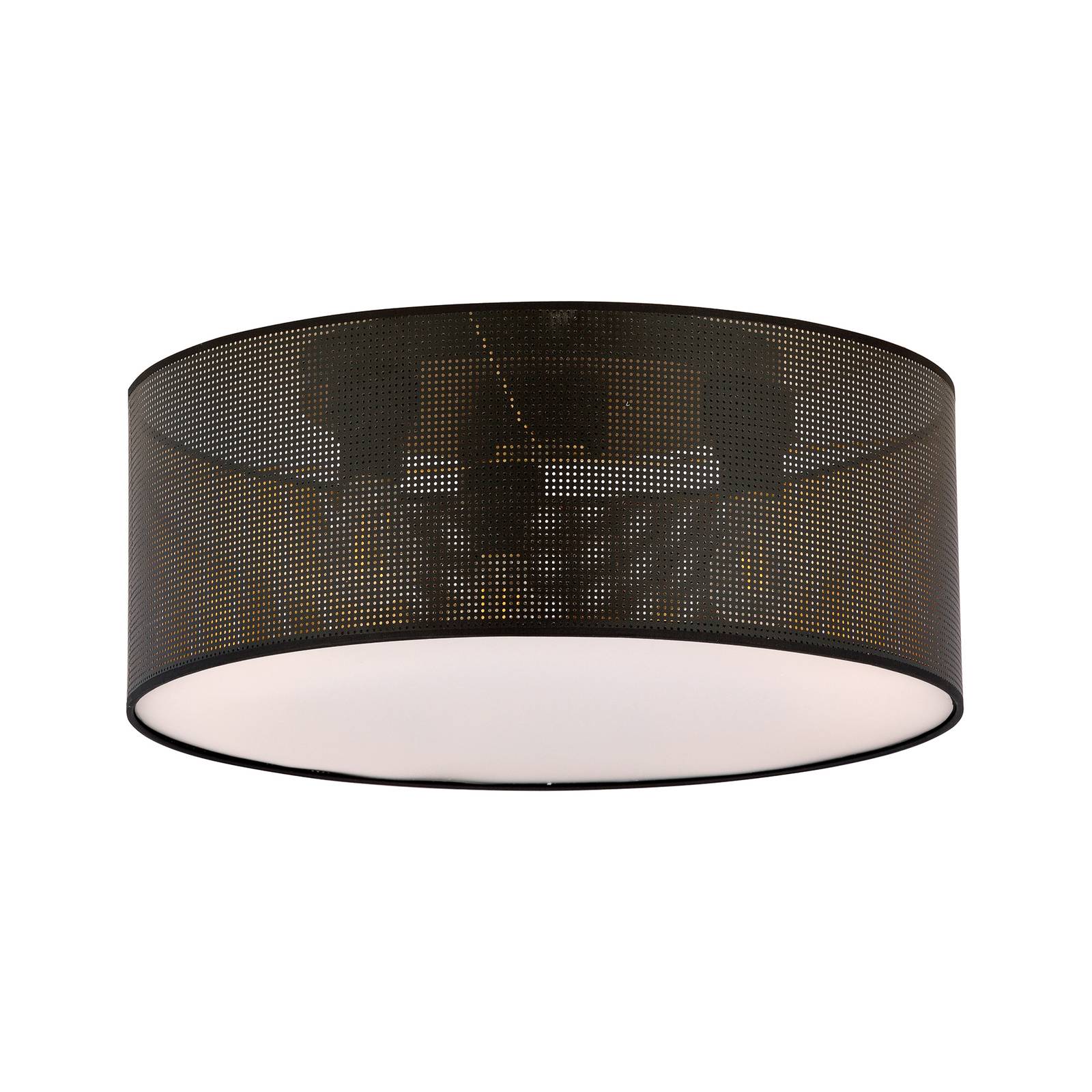 Deckenlampe Aston, Ø 50 cm, schwarz/gold von EMIBIG LIGHTING